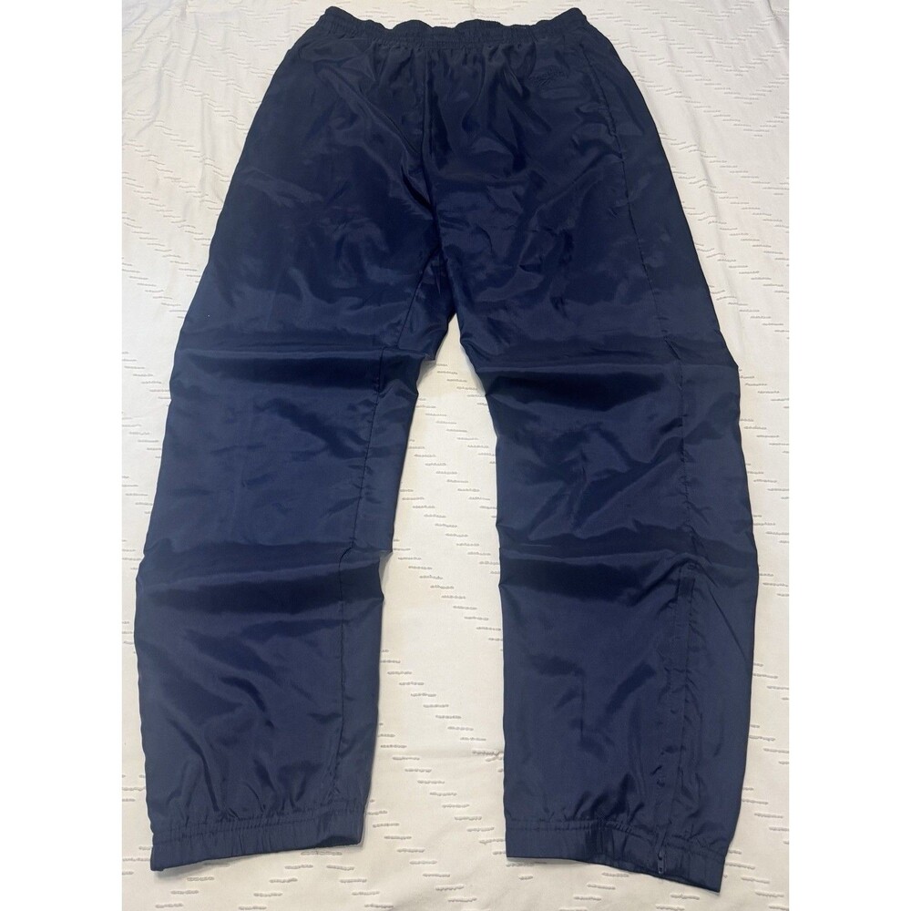 Reebok Baggy Track Pants Men’s Large Navy Blue Lined Y2K Vintage Retro 80’s 90’s